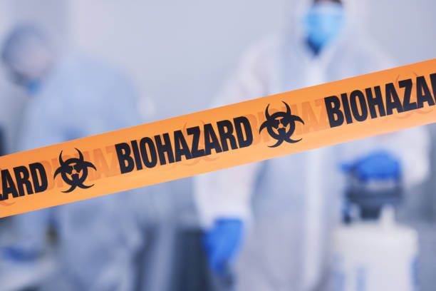 Professional Biohazard Cleanup technician working in Perth Amboy, NJ